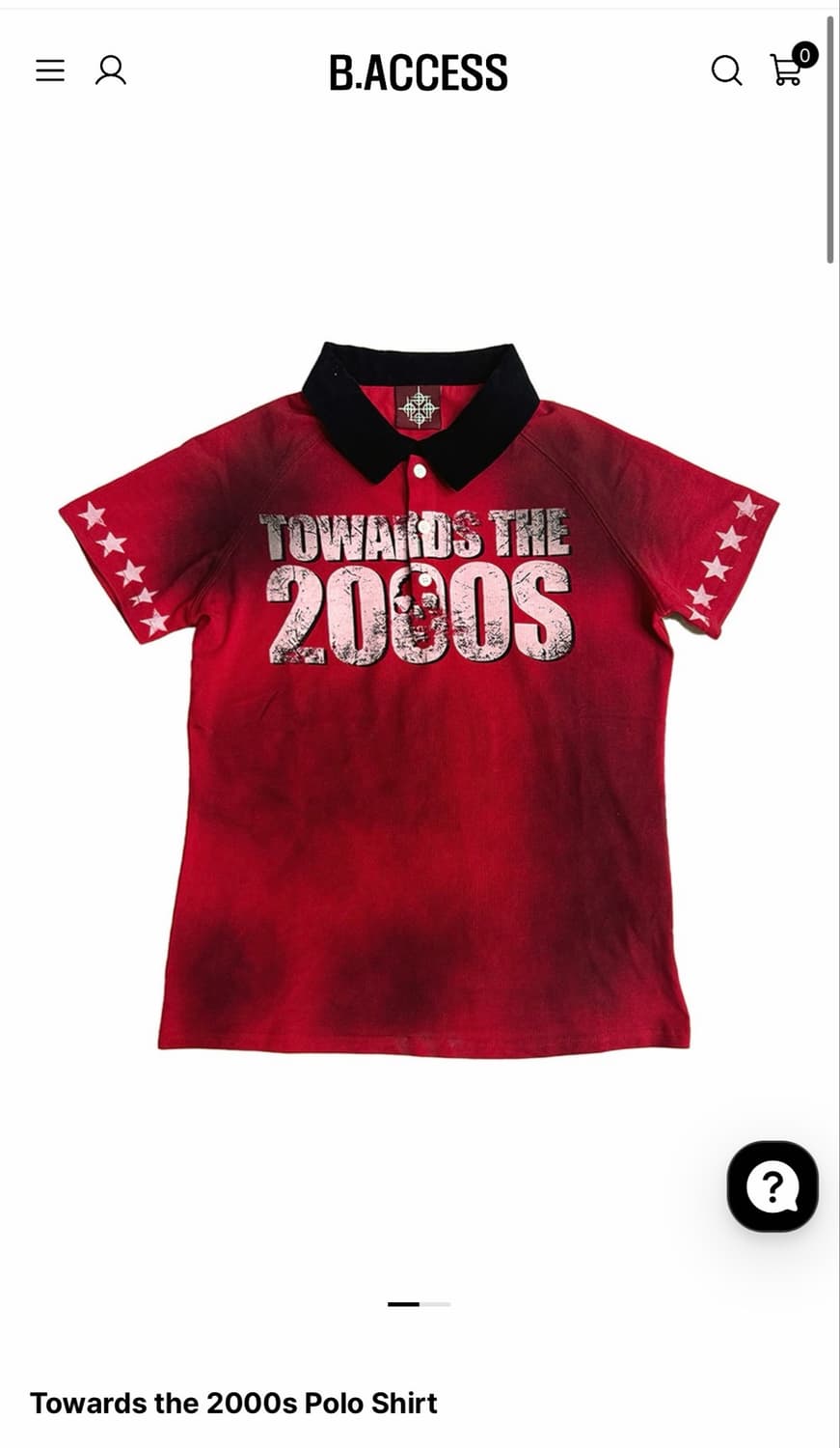 비엑세스 Detw  Towards the 2000s Polo Shirt  상품이미지1