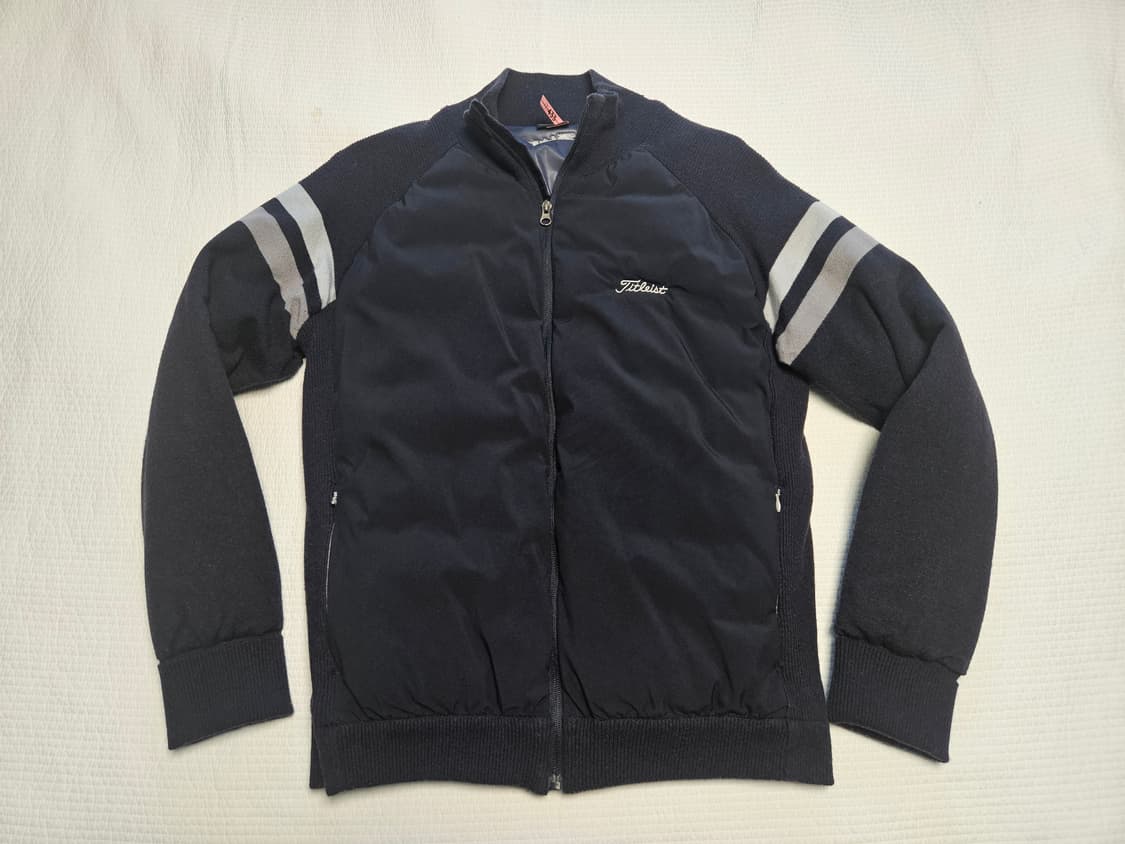 타이틀리스트 골프 방풍 니트 패딩 짚업 자켓 100사이즈 상품이미지7
