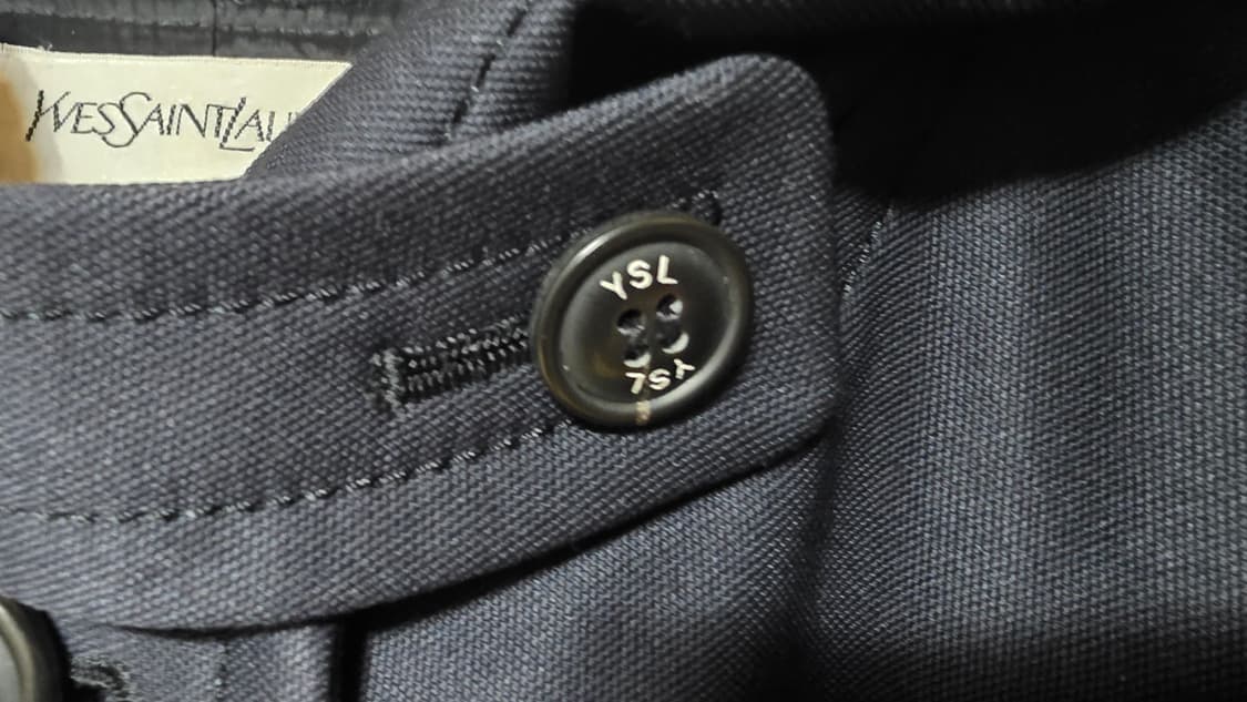 이브생로랑(YSL) 빈티지 오버핏 나일론 후드 코트 (일본판) 상품이미지7