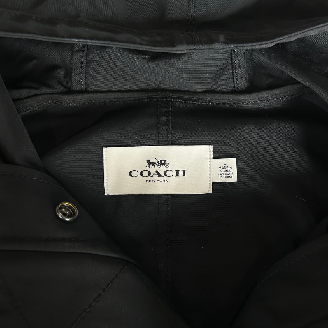 코치 블랙 후드 자켓 100 상품이미지2