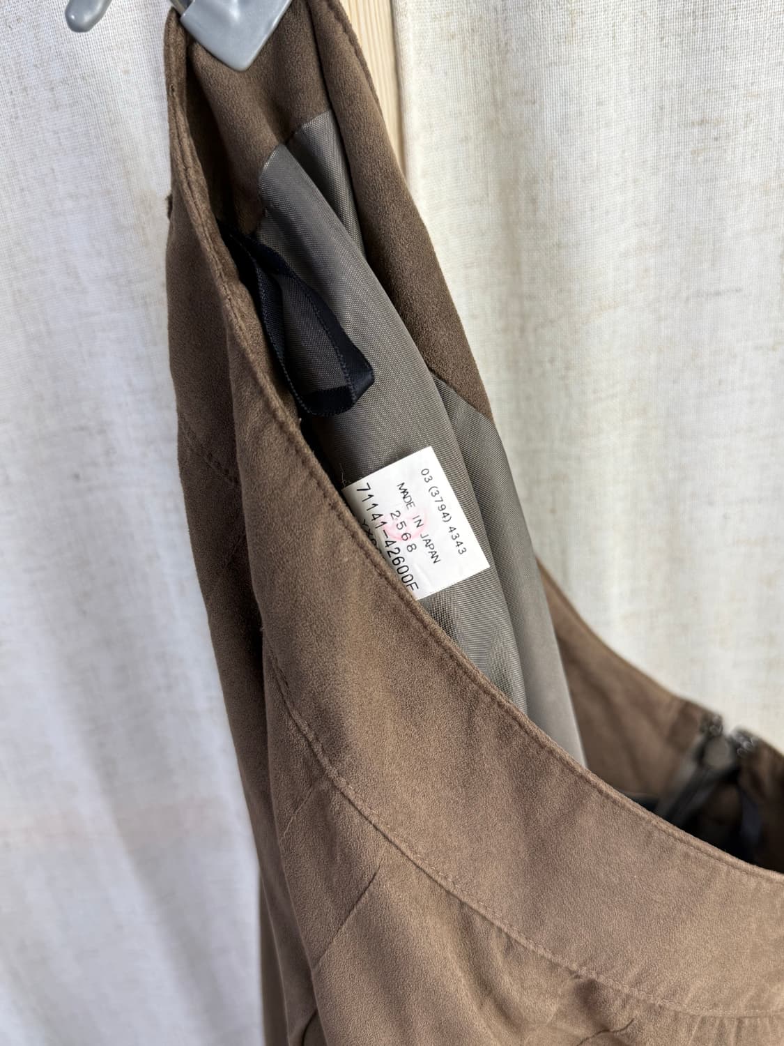 Two:c 벨루어 개더 미디스커트 상품이미지7