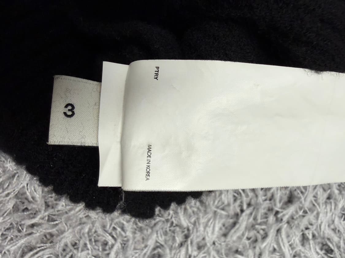 (3) 포터리 하프집업 후드 니트 블랙 / 포터리 니트집업 상품이미지5