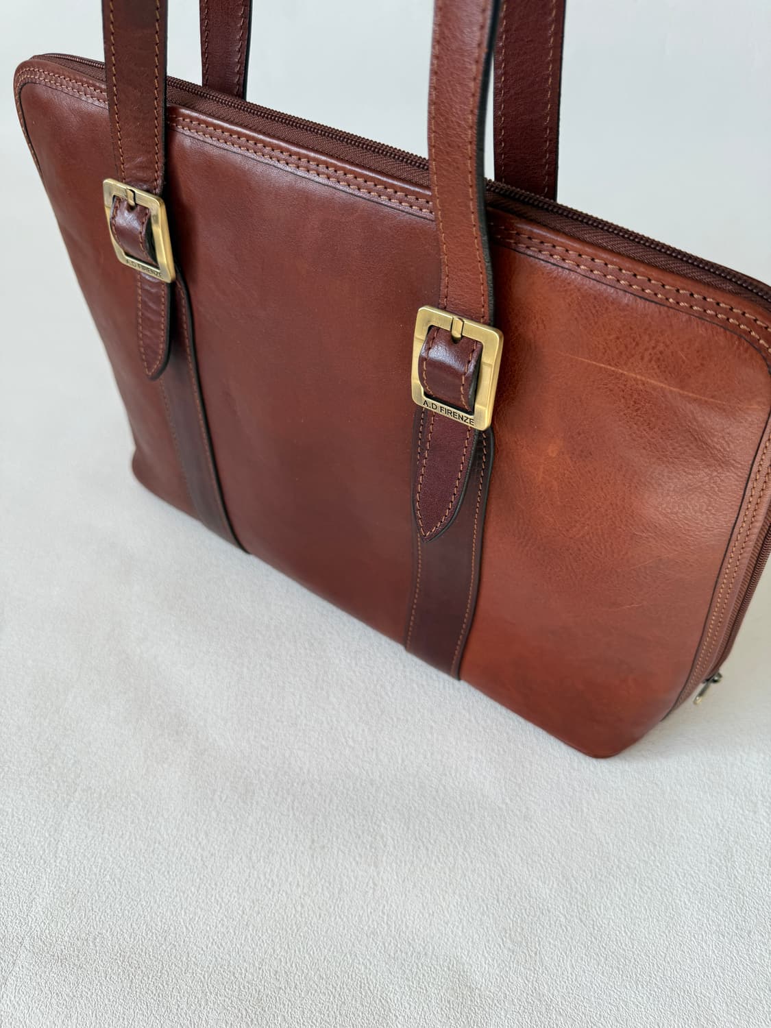 MADE IN ITALY 레더 토트 숄더백 상품이미지4