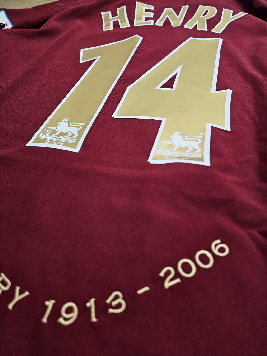 아스날 티에리 앙리 마킹 빈티지 유니폼 레트로 유니폼 상품이미지6