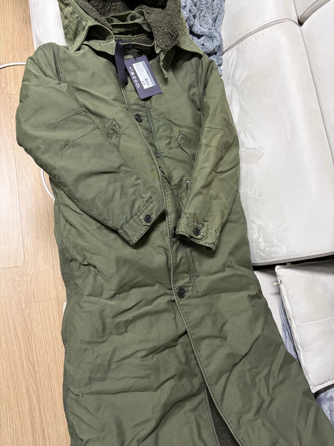 [48] 프라다 23fw 롱 파카 야상 코트 (라프시몬스) 상품이미지2