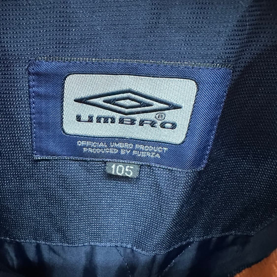 105 엄브로 올드스쿨 남자 루즈핏 누빔 점퍼 상품이미지4