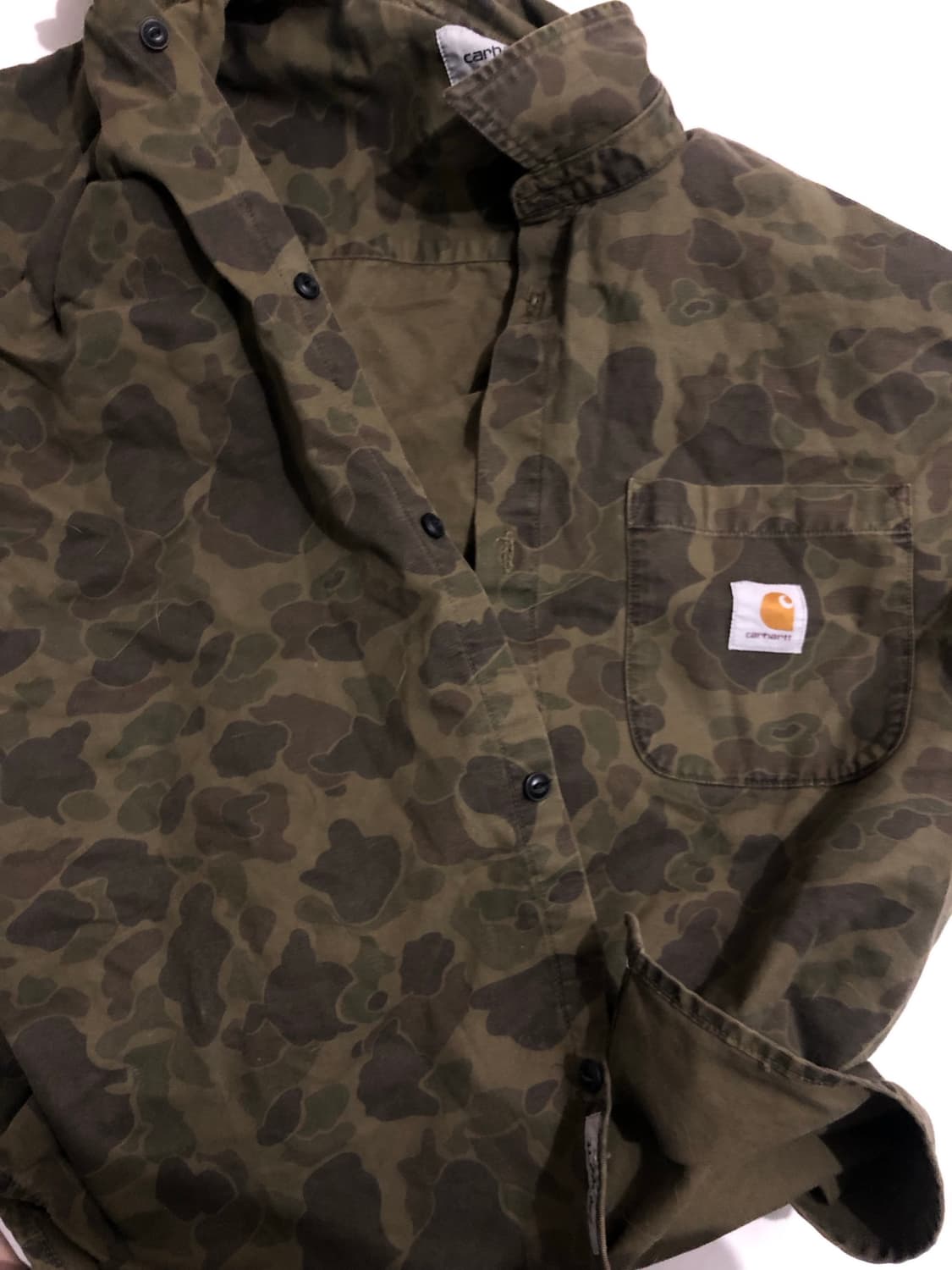 칼하트 카모 셔츠자켓 상품이미지1