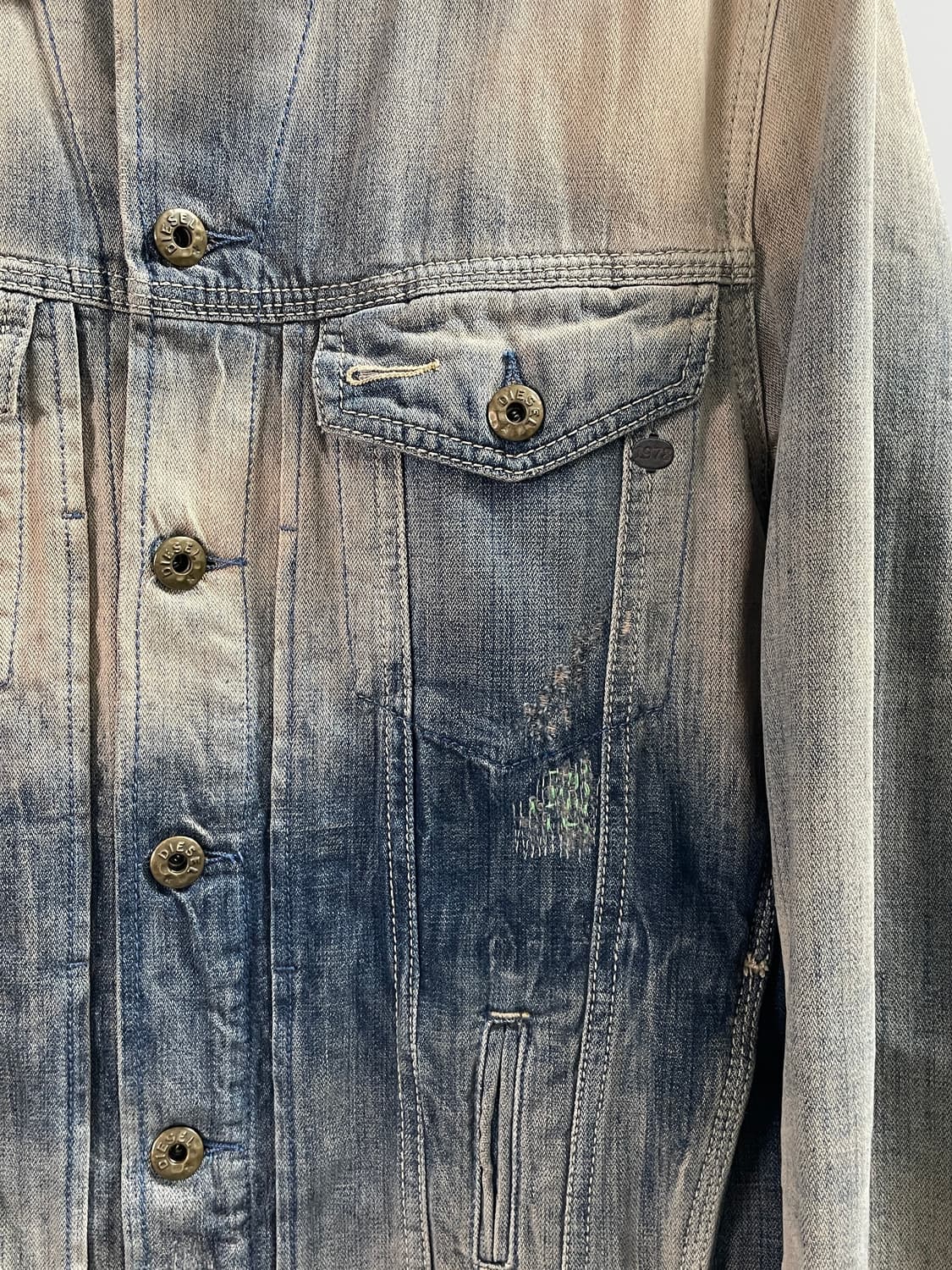 디젤 디스트로이드 워싱 청자켓 (on.193) 상품이미지4