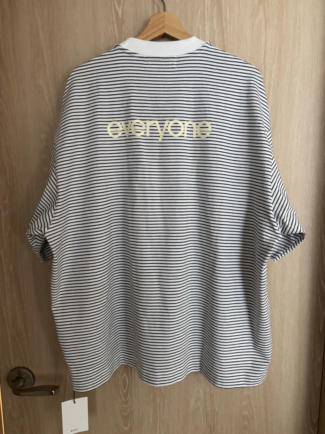 Everyone Tokyo 에브리원 백 로고 숏 슬리브 XL 상품이미지3