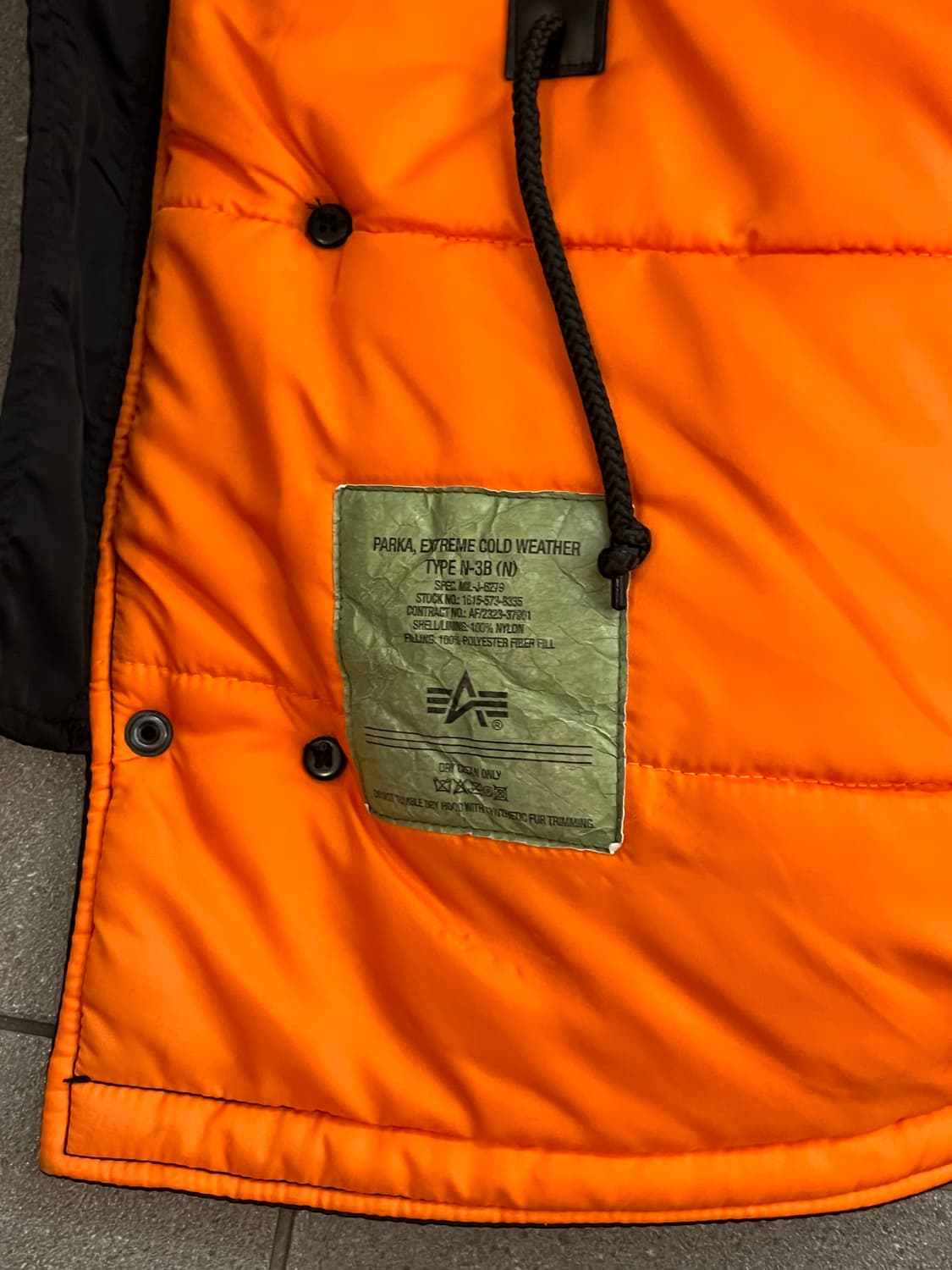 알파 인더스티리 n3b xs 상품이미지10