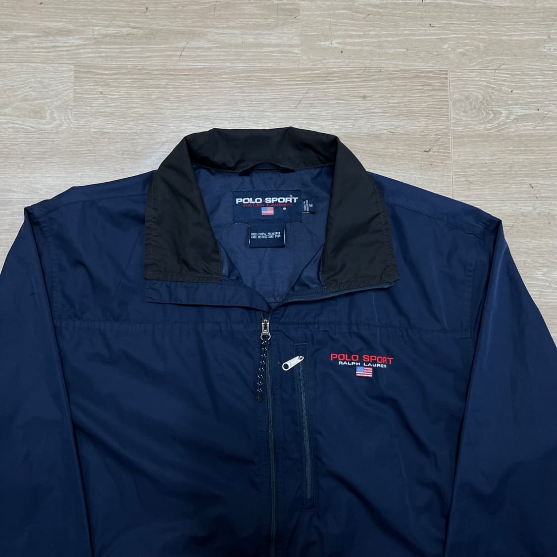 폴로 스포츠 성조기 미국 국기 로고 바람막이 자켓 [네이비] M/95 상품이미지2