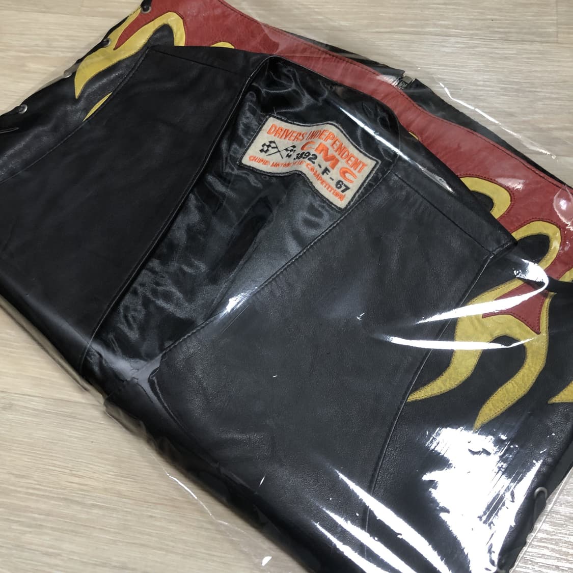 (M) 90's CMC Leather 프레임 소가죽 바이크 모터사이클 베 상품이미지10