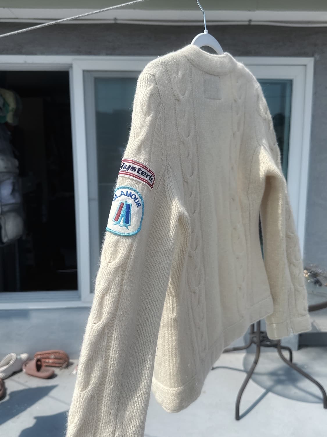 히스테릭글레머 니트 집업 상품이미지2