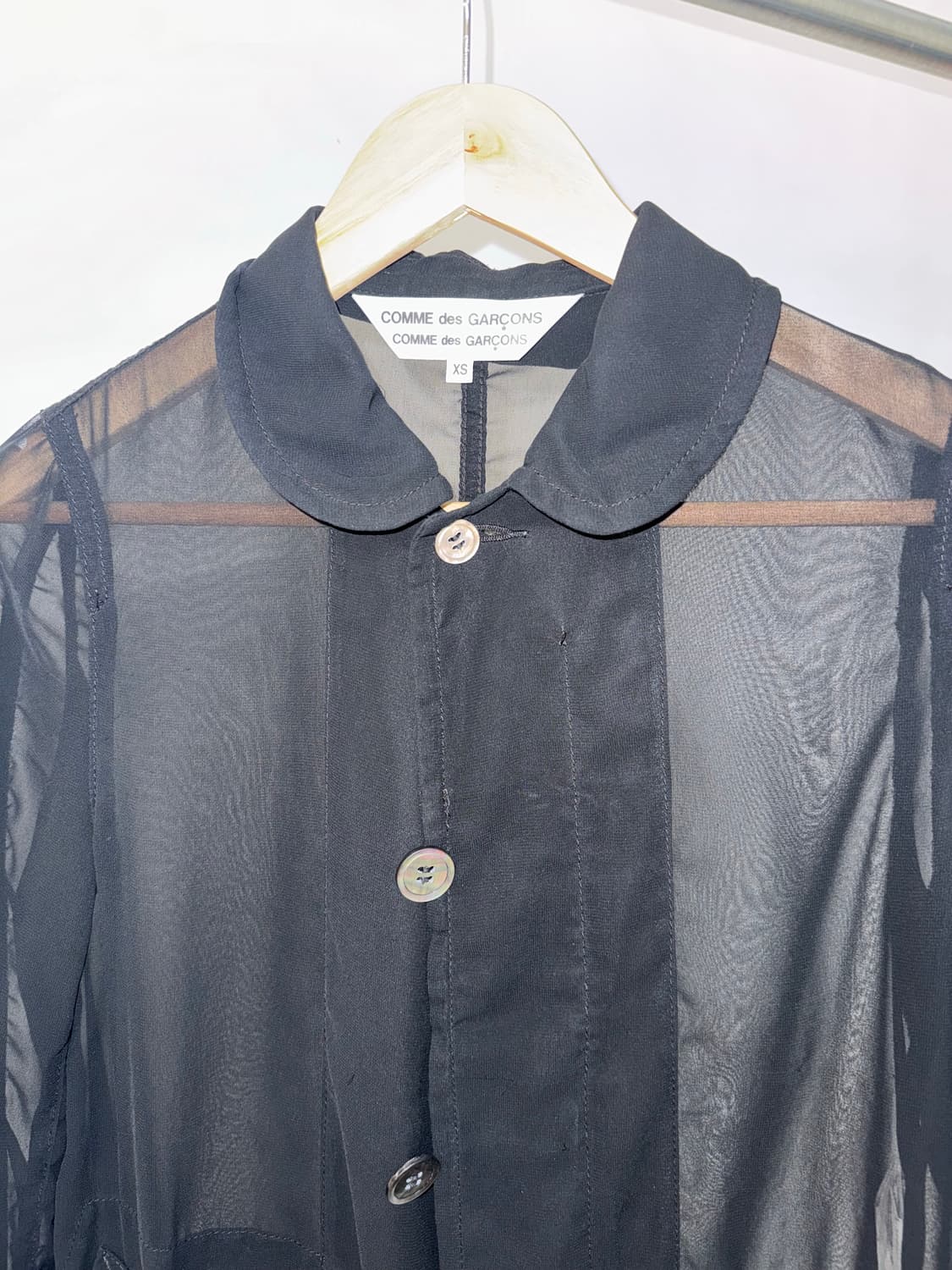 꼼데가르송 시스루 셔츠 상품이미지4