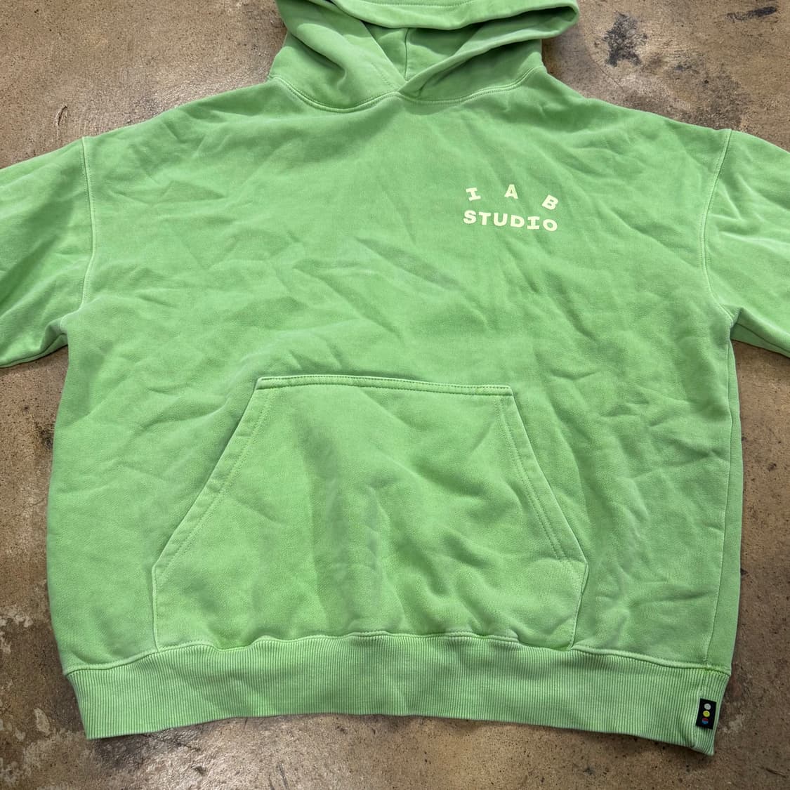 아이앱스튜디오 말차 애플민트 그린 후드티 상품이미지3