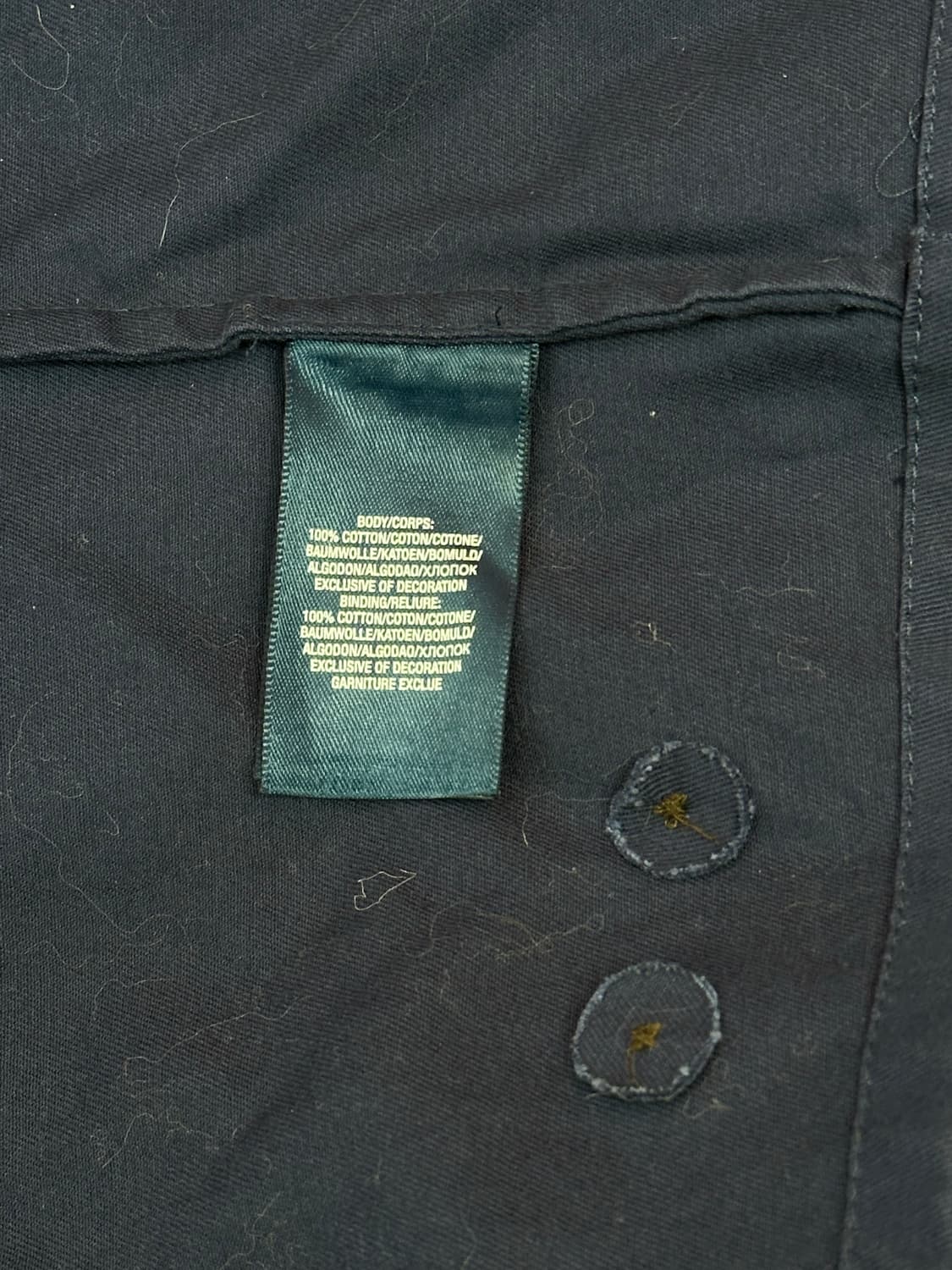 폴로 보이즈 여성 네이비 블루종 자켓 XL 상품이미지8