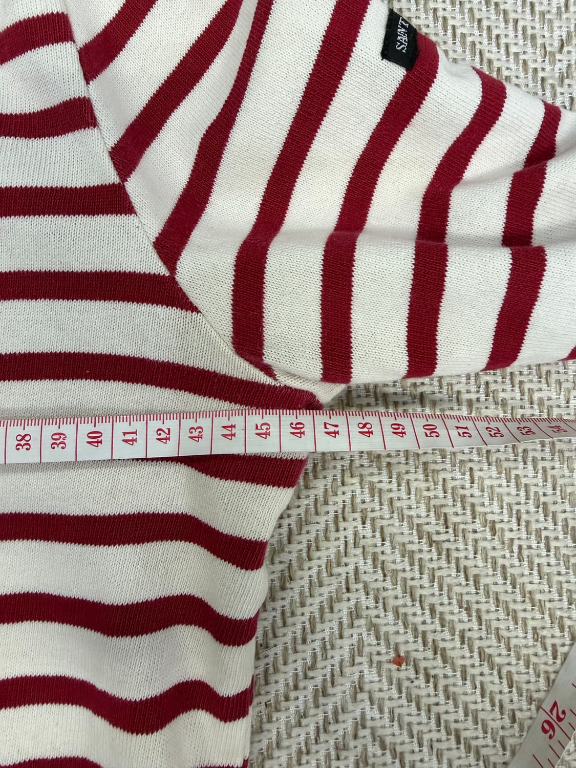정품) 세인트제임스 여성 스트라이프 티셔츠 XS 상품이미지8