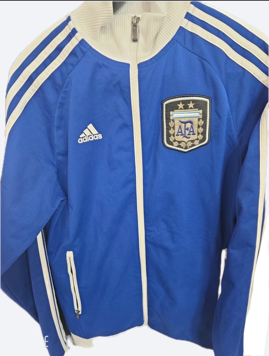 아디다스 아르헨티나 트랙탑 져지 축구 95 집업 흰파 자켓 상품이미지1