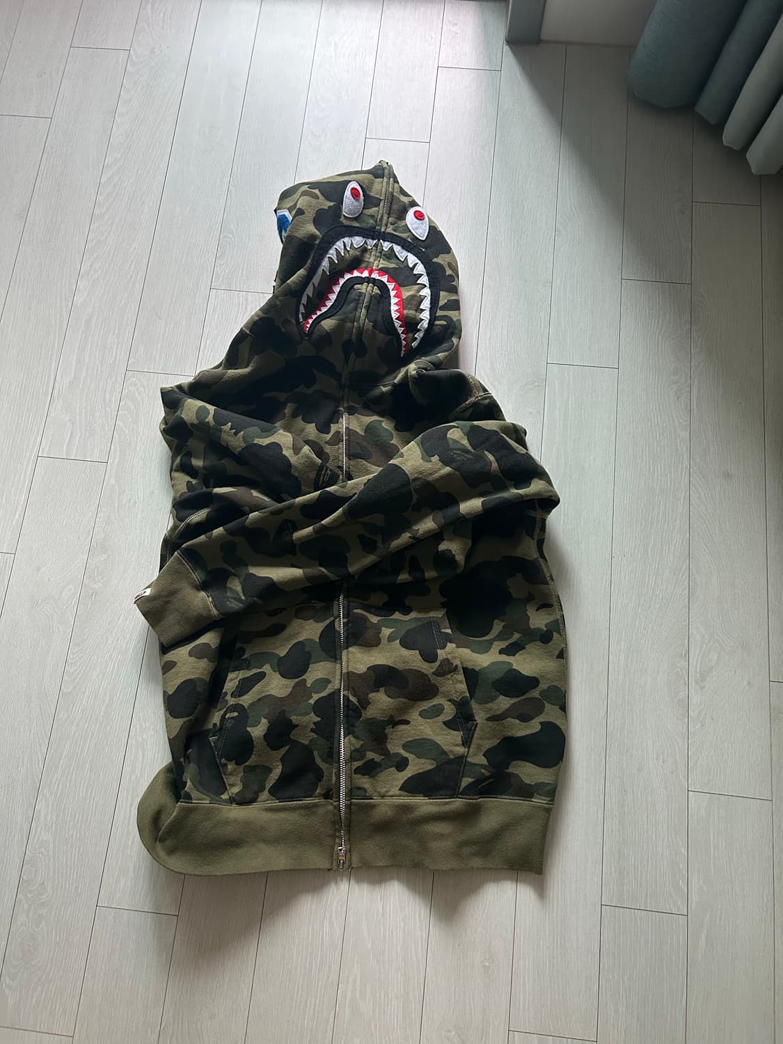 베이프 샤크후드 녹계 상품이미지1