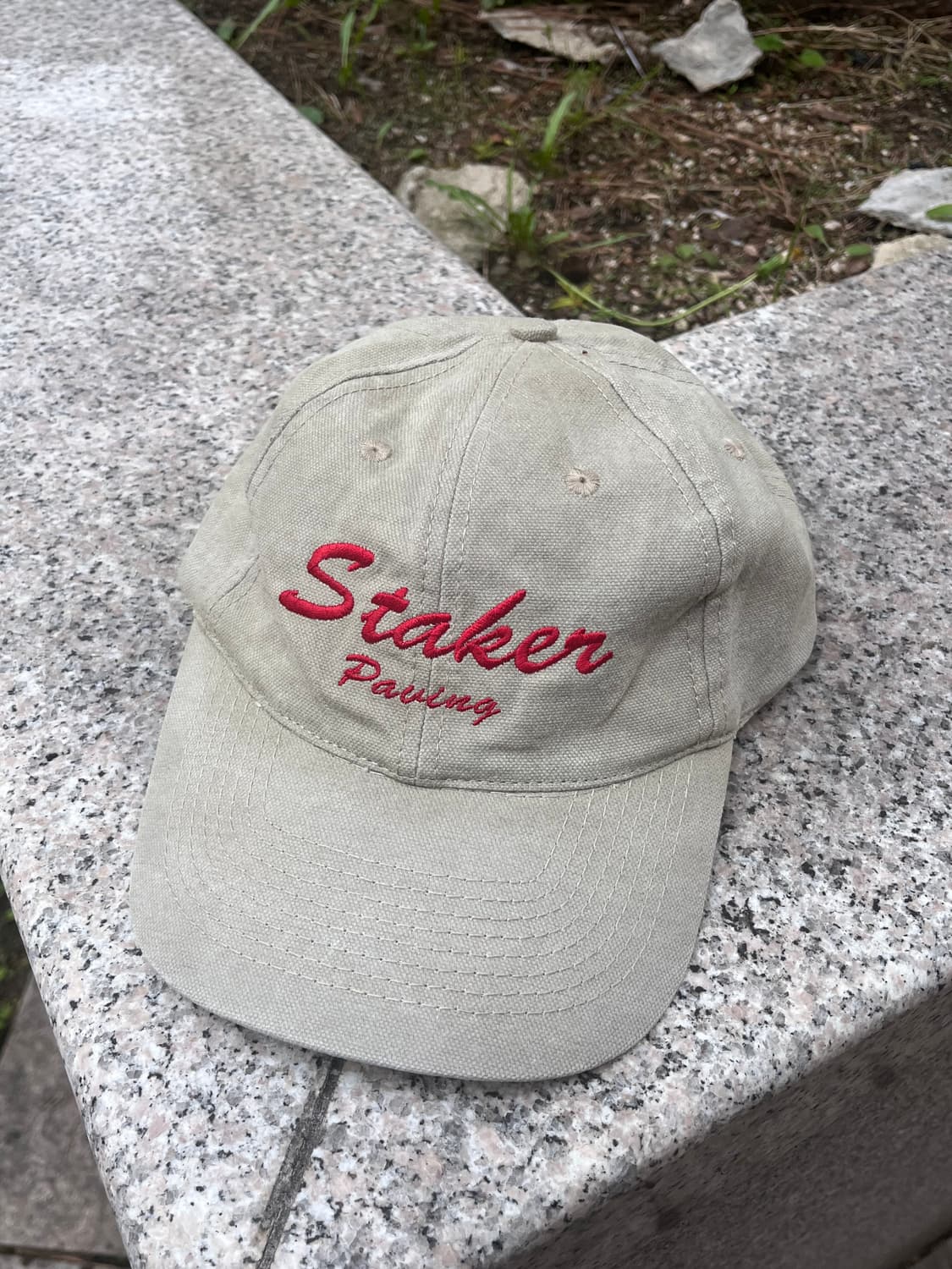 Vtg 빈티지 레터링 자수 볼캡 상품이미지2
