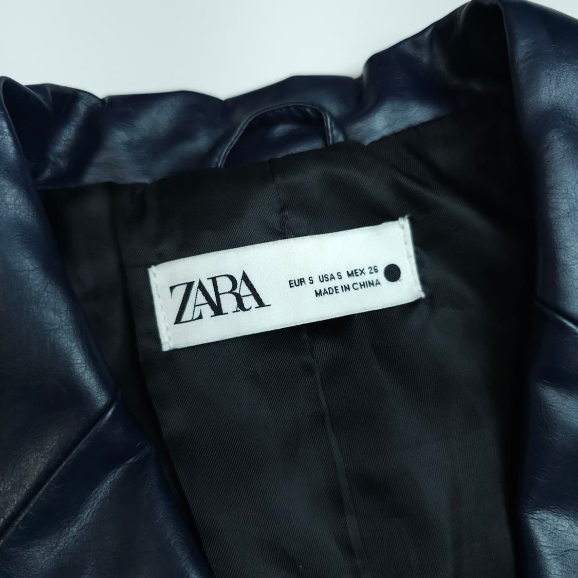 [택포]자라 크롭 가죽 자켓 S 상품이미지5