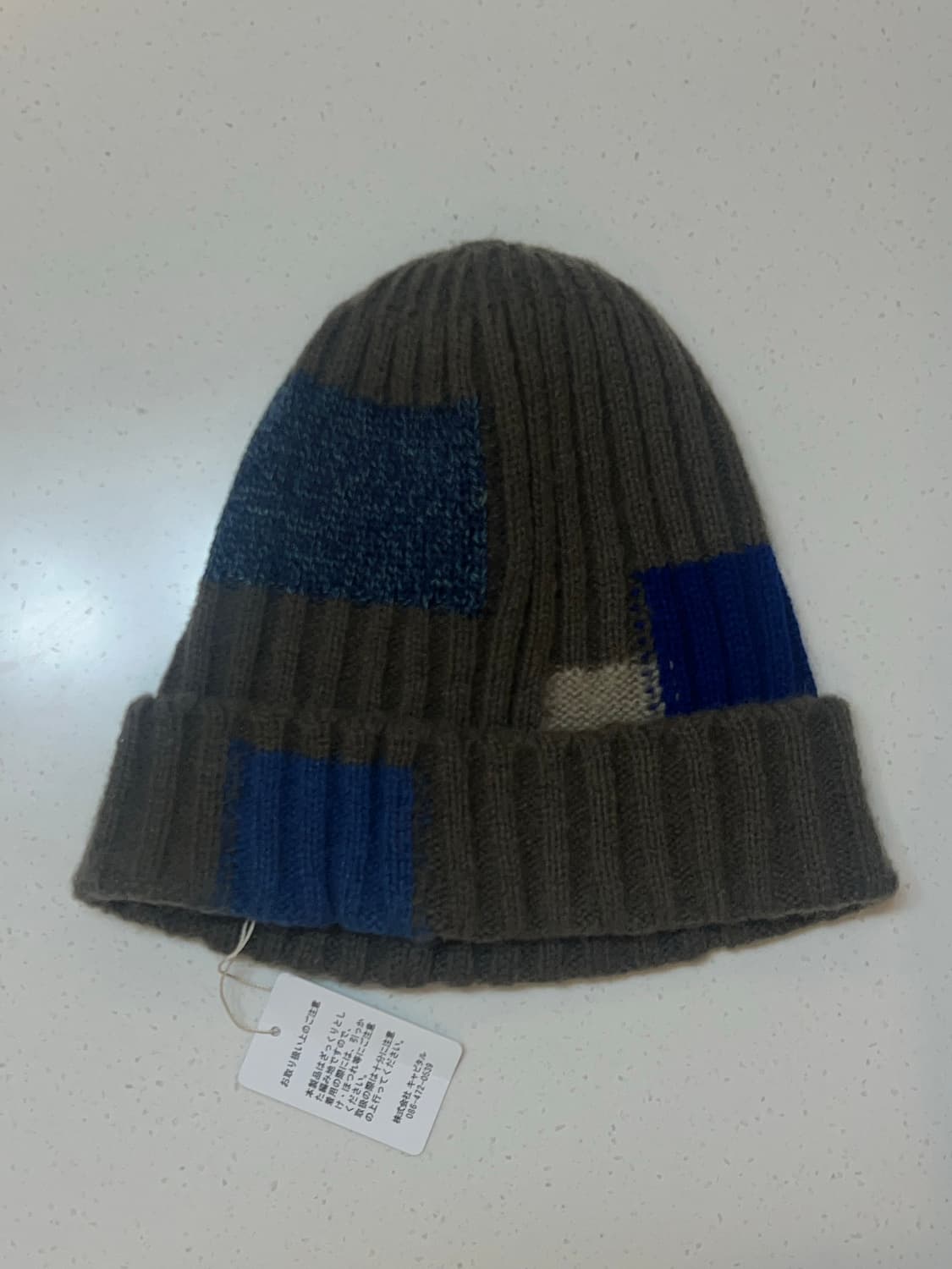 캐피탈 5G 울 츠기하기 니트 캡 그레이 상품이미지2