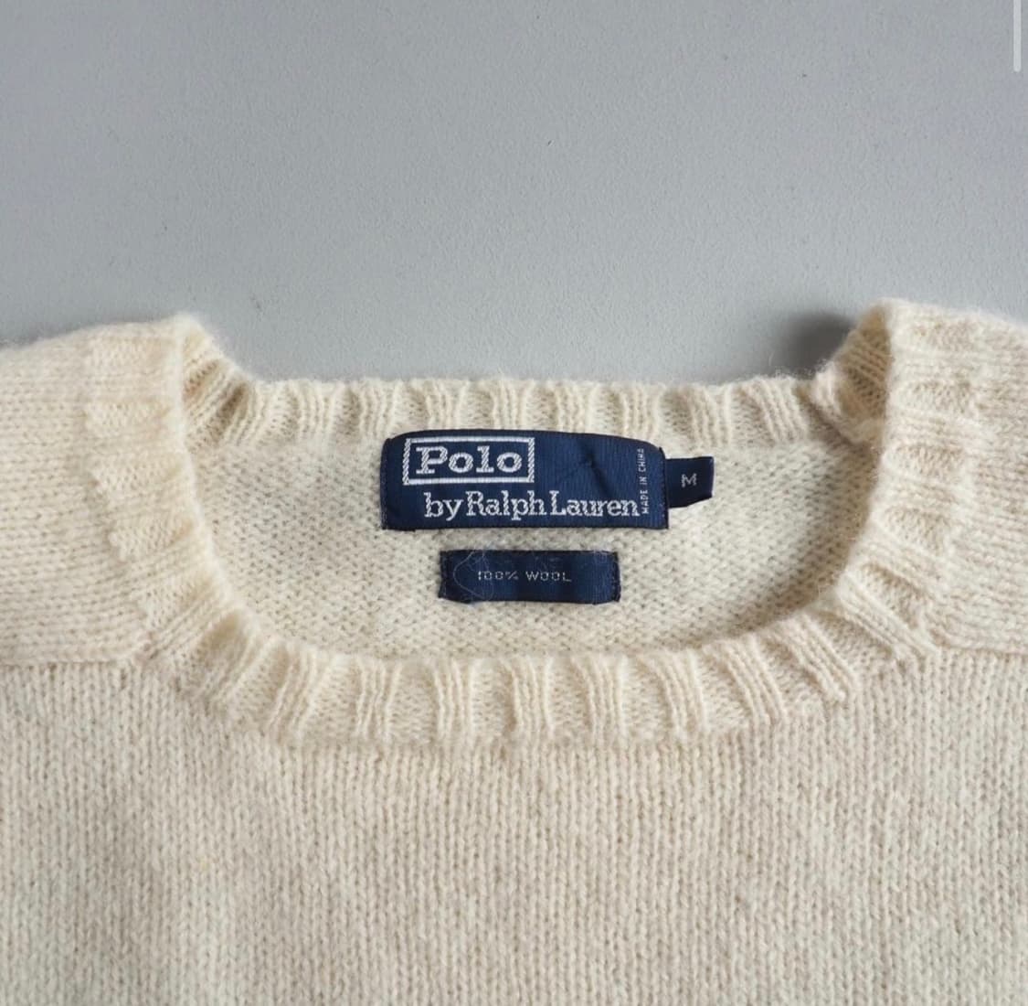 폴로 랄프로렌 빈티지 울 니트 상품이미지4