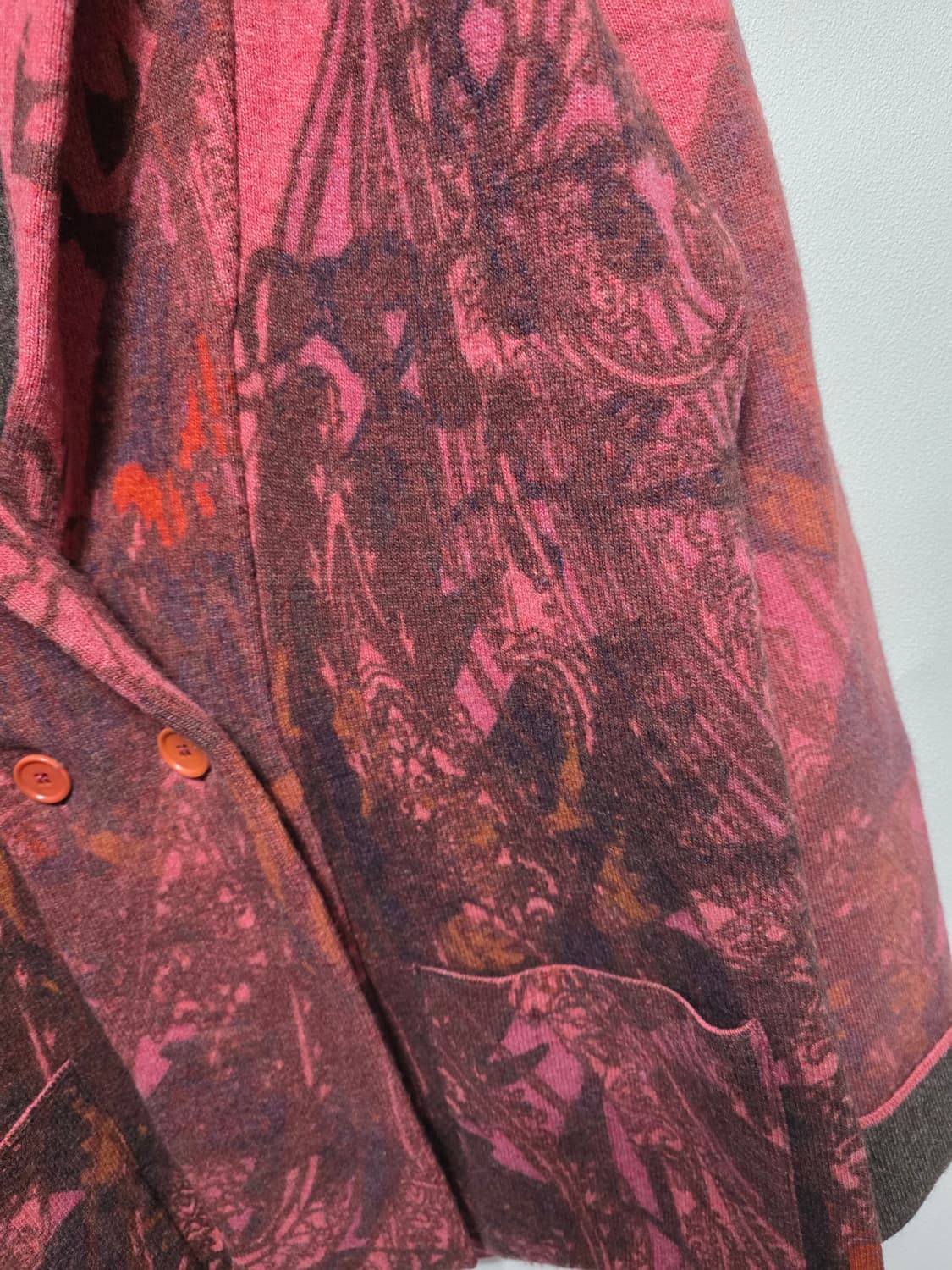 에트로 플라워 패턴 가디건 46사이즈 상품이미지3