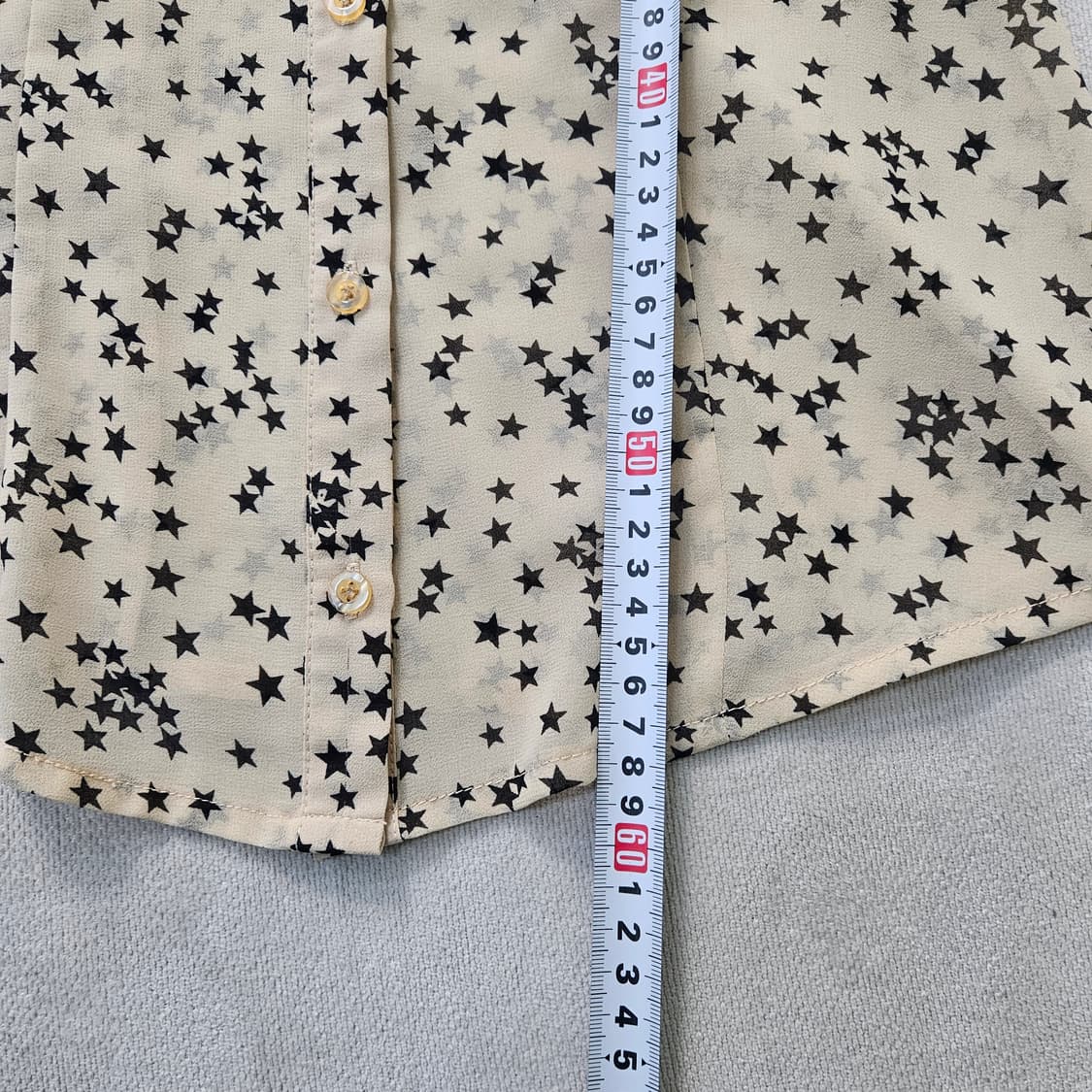 55 LIST 여성 패턴 맨소매 블라우스 0407Y 상품이미지6