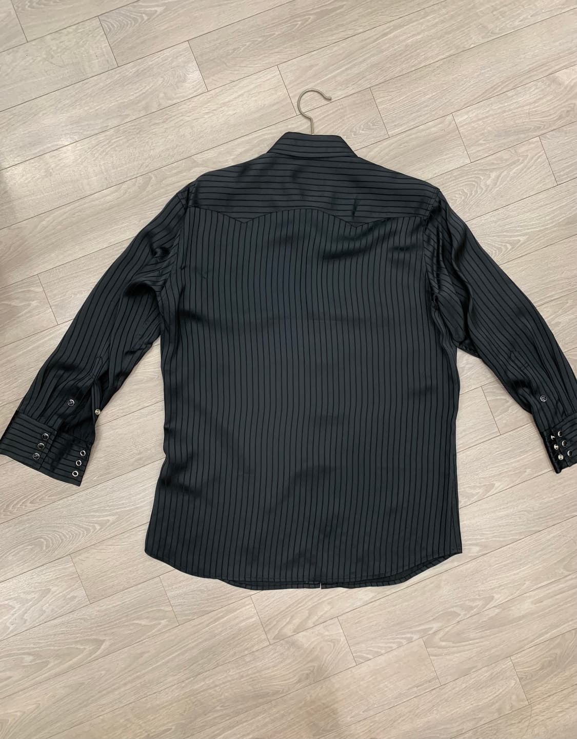 세비지 웨스턴 스트라이프 셔츠 L 상품이미지6