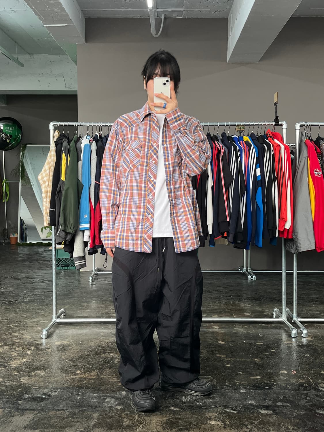 랭글러 웨스턴 체크 셔츠  상품이미지3