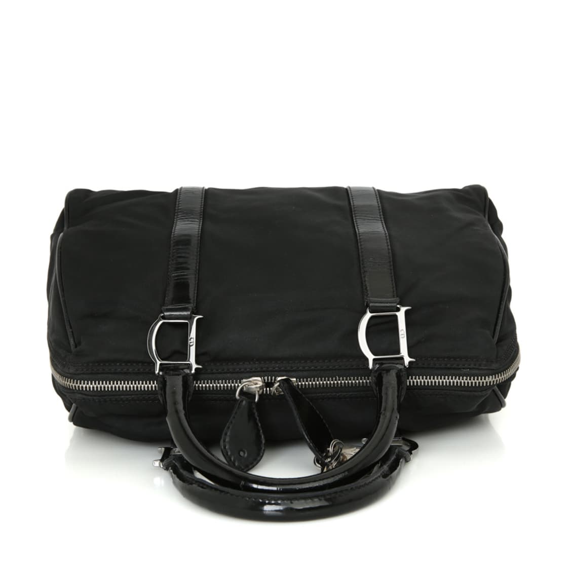 디올 빈티지 블랙 보스턴백 나일론 스몰 볼링백 토트 상품이미지6