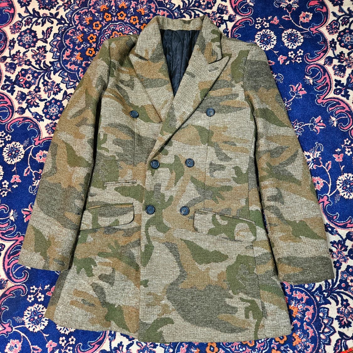 히프노스(Hypnose) 카모플라쥬 누빔 더블 코트 52size 상품이미지1