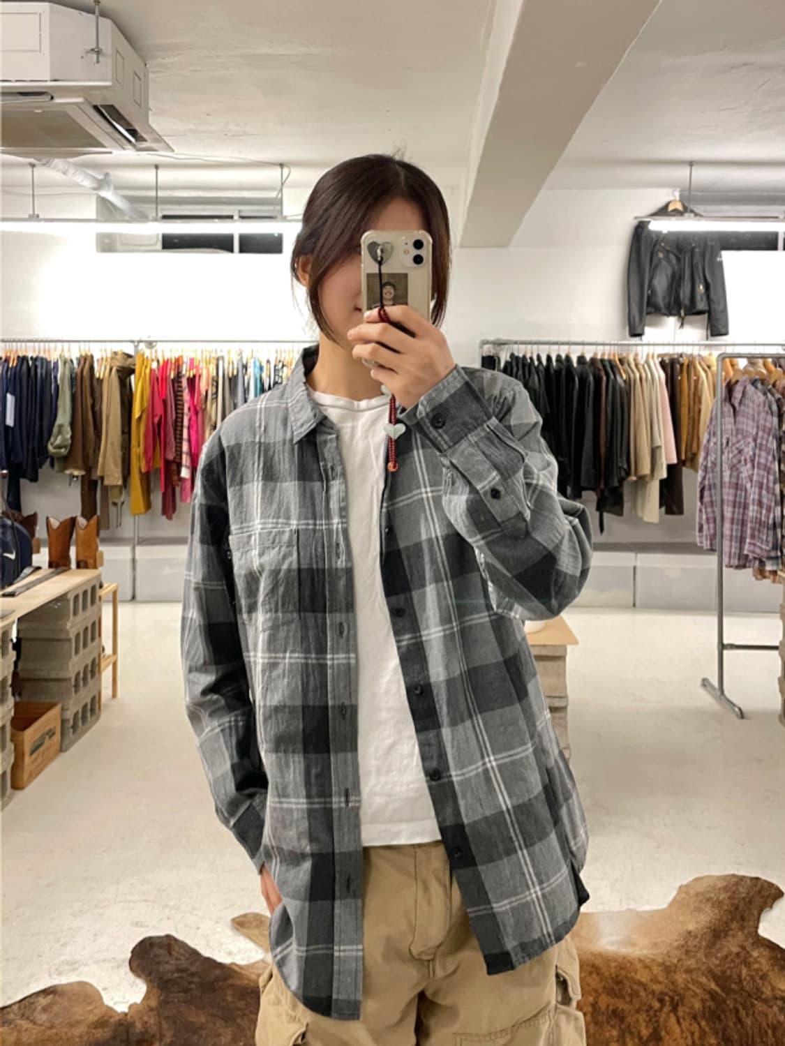 OAKLEY check shirts 오클라 체크셔츠 상품이미지1