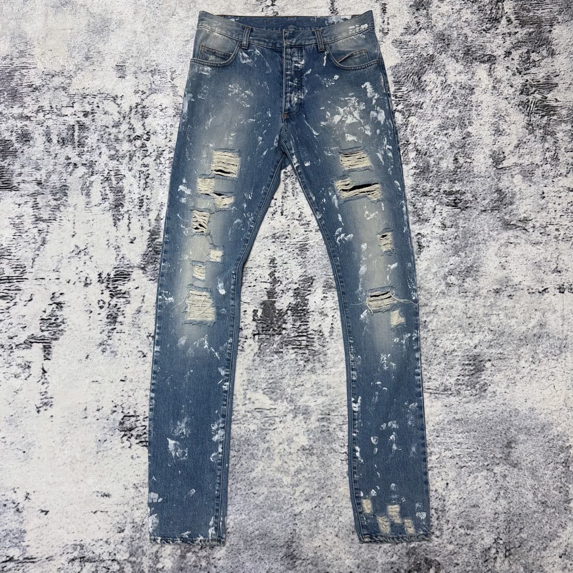 발망 데카르넹 11aw 페인트 데님팬츠 30 상품이미지1