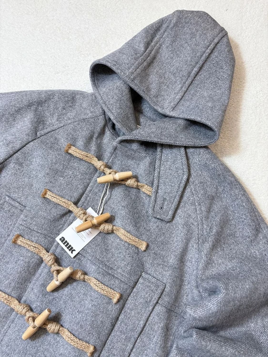 마리떼프랑소와저버 후드 헤링본 더플 코트 PN6291 상품이미지2