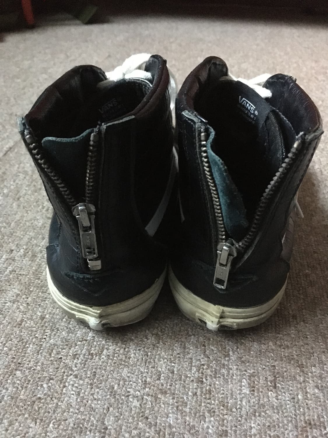 반스 레더 하이탑 상품이미지3