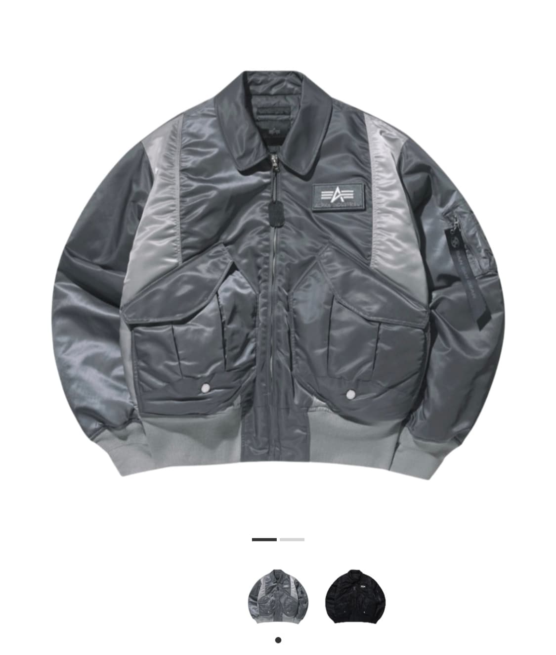 산산기어 x 알파인더스트리 ma-1 항공점퍼 1사이즈 삽니다! 상품이미지1