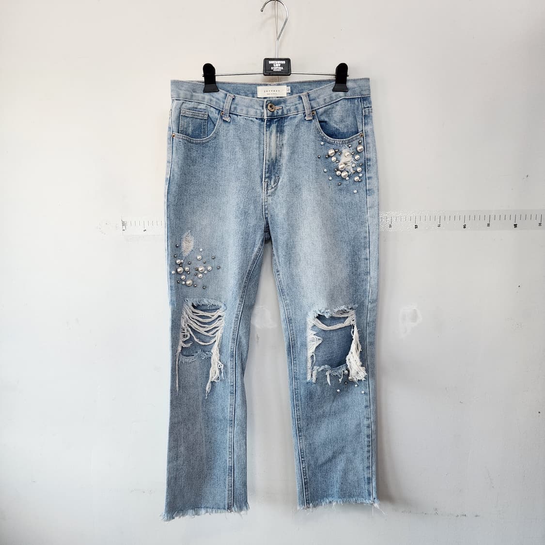parvenu 데미지 연청바지 상품이미지1