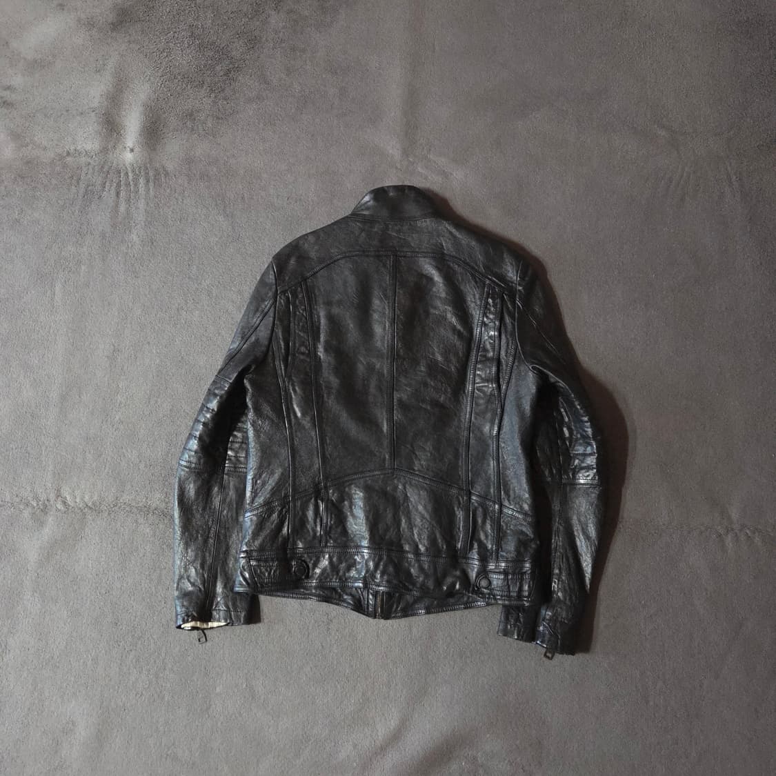 질스튜어트 램스킨 레더 자켓 M 100 상품이미지2