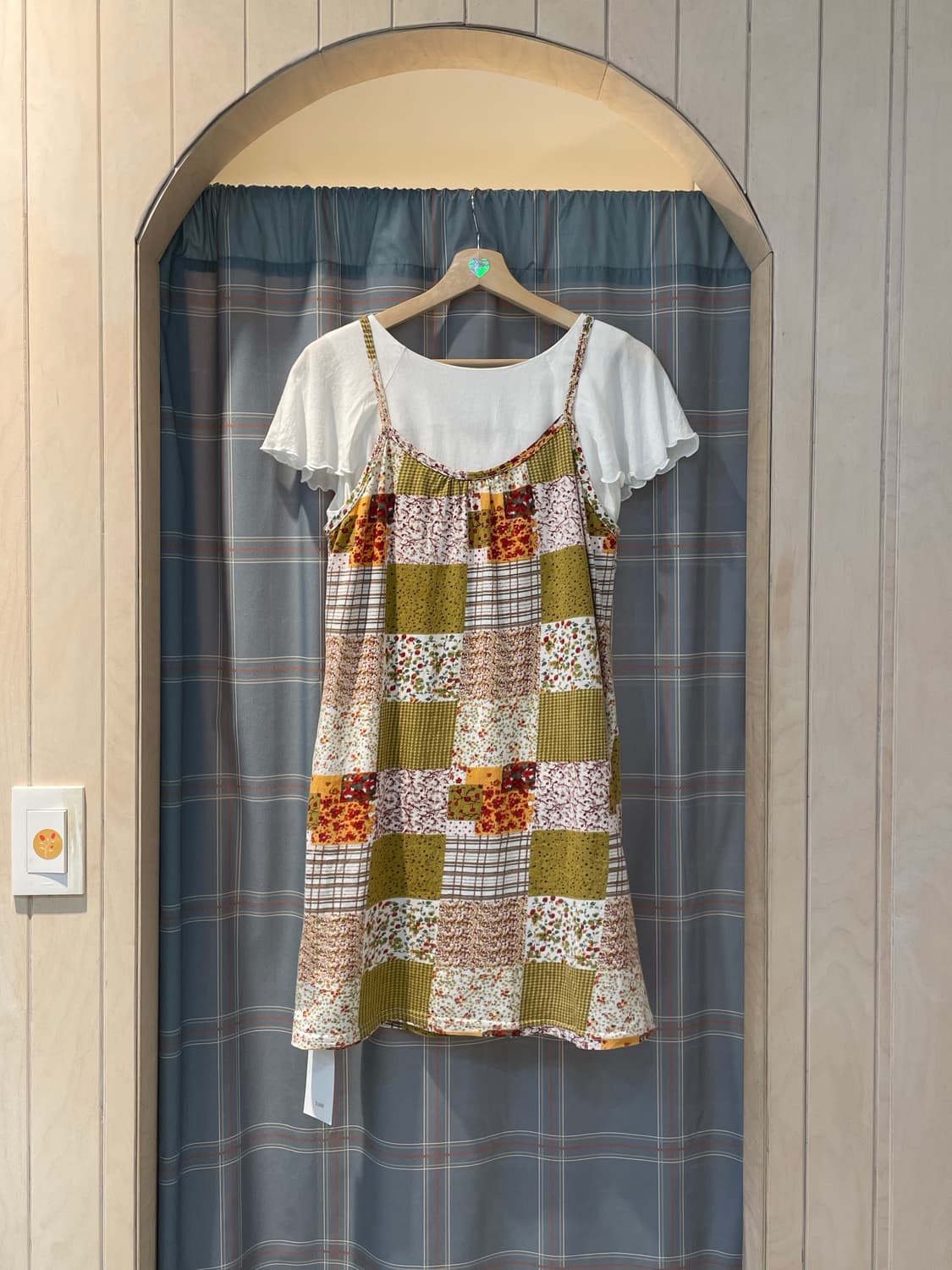일본 하구미 패치워크원피스 상품이미지1