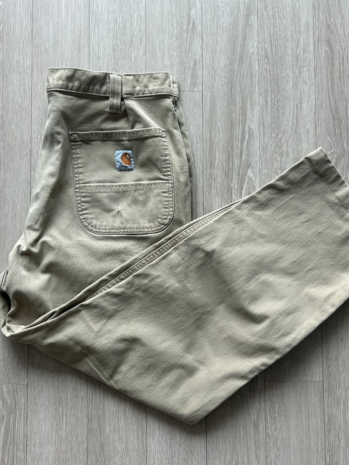 Carhartt 칼하트 워크팬츠 다크카키 릴렉스핏 상품이미지1