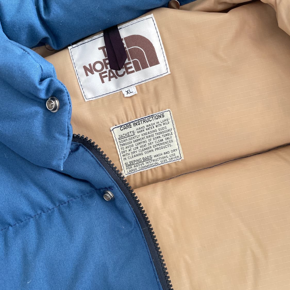 노스페이스 구스다운 브라운 라벨 1970s  상품이미지4