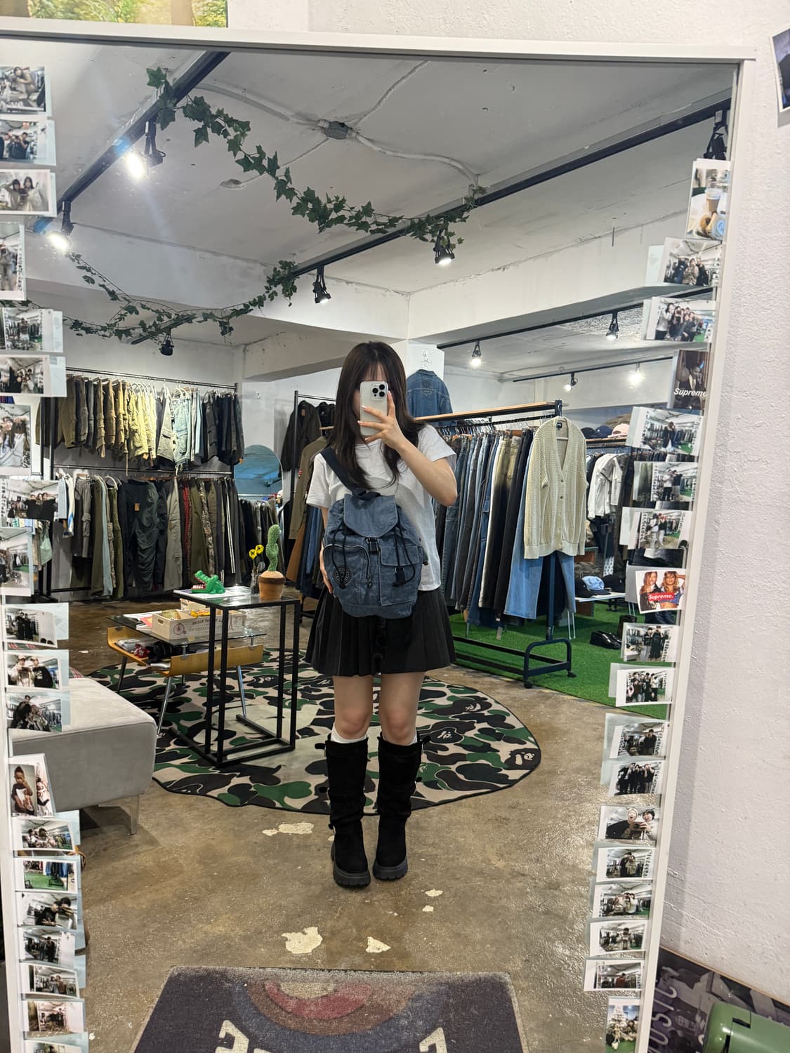 키플링 복조리 백팩 블루 상품이미지4