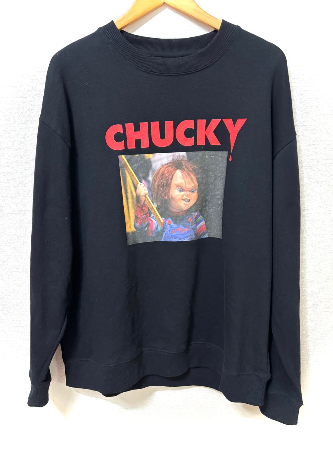 VTG 처키 무비 스웻셔츠 XL 상품이미지1