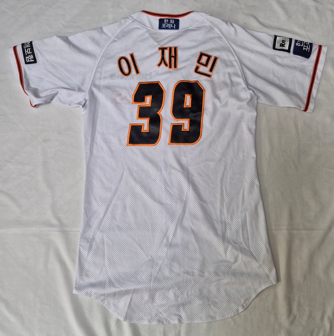 한화 이글스 홈 이재민 실착 유니폼 팝니다  상품이미지2