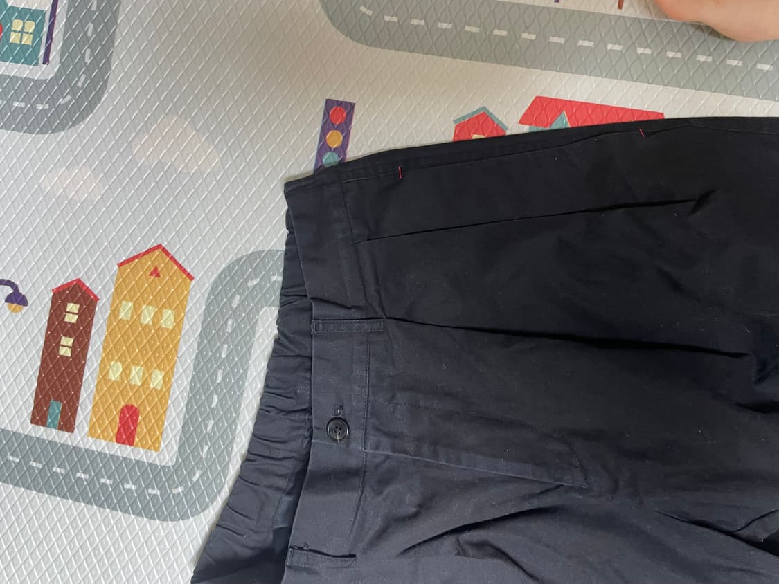 비얼디드키드 블랙 실루엣 팬츠 s-m 팬츠  상품이미지5