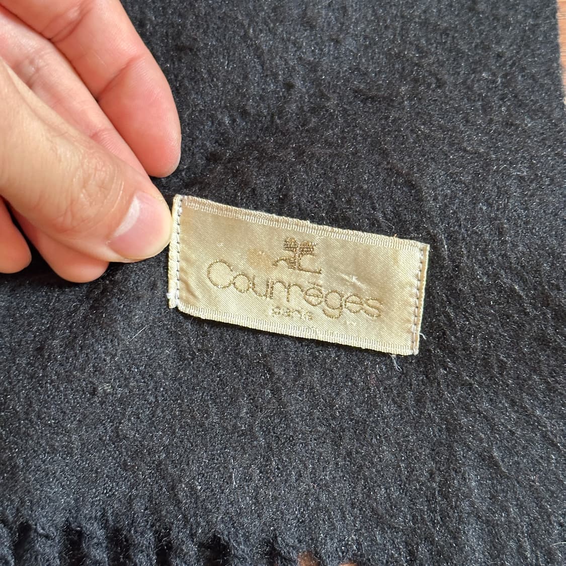 Courreges fringe angora wool muffler 상품이미지8