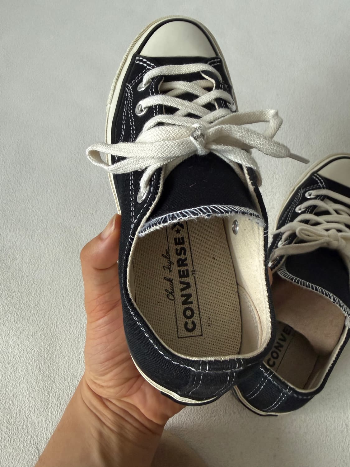 [230]컨버스(Converse) 척테일러 70 블랙 로우 상품이미지8