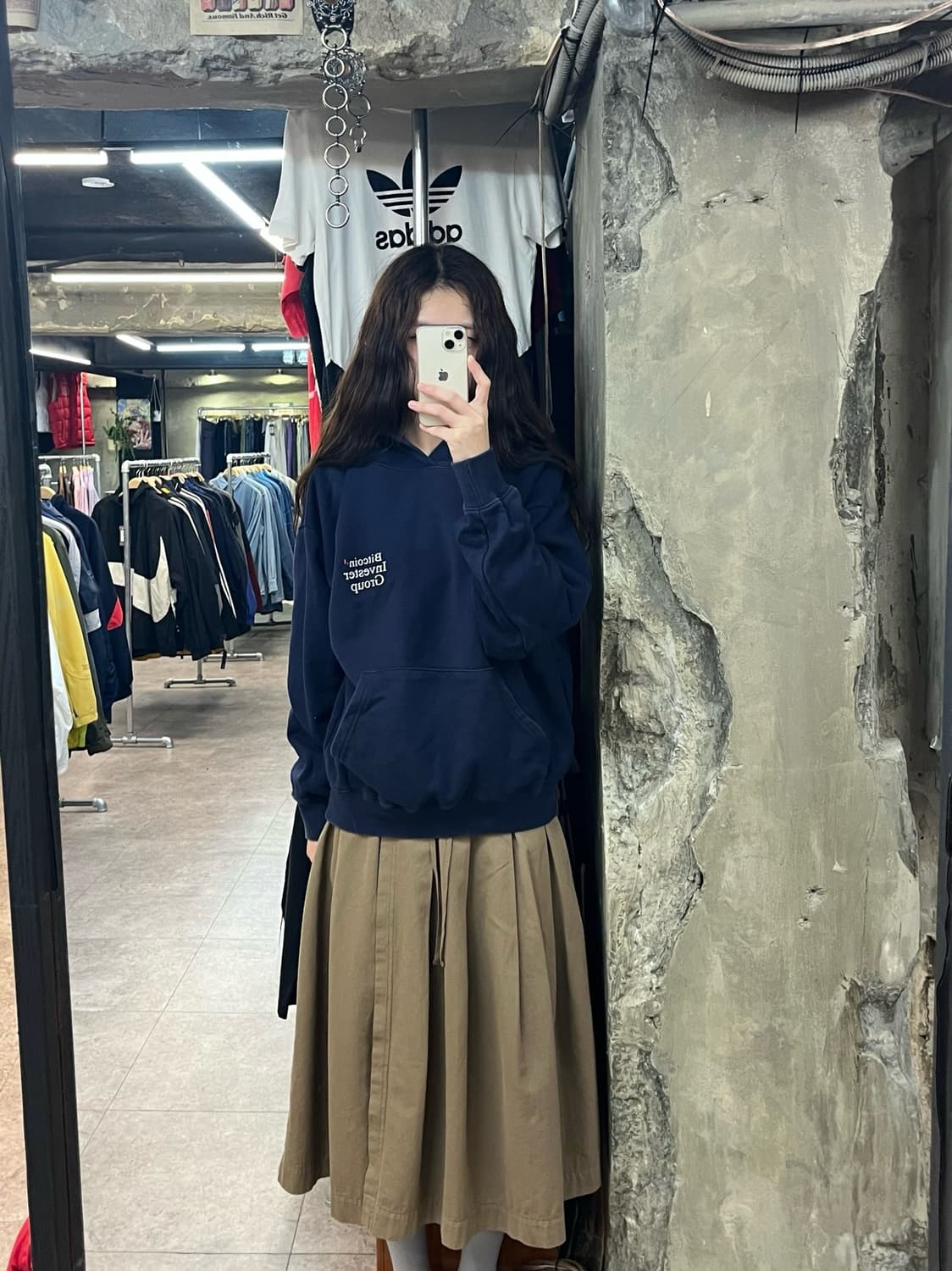 노매뉴얼 비트코인 후드티 네이비 S #csz2393 상품이미지2